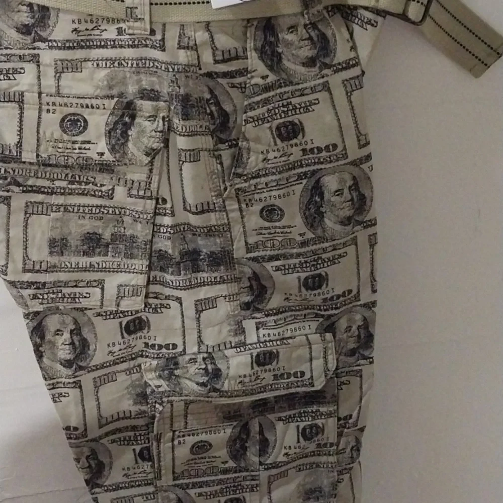COOGI Tan Graphic Cargo Shorts